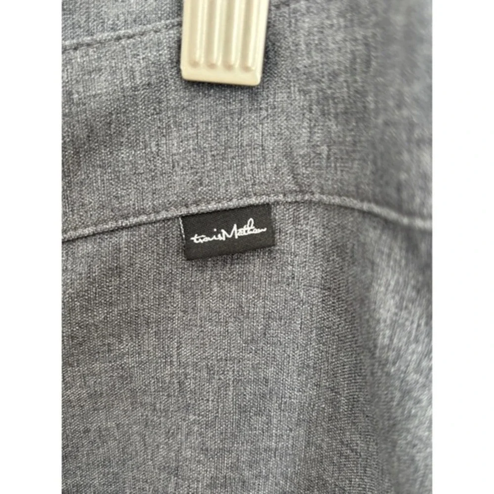 Travis Mathew Mens Golf Pants 34x32‎ Performance Heathered Gray Chino Stretch - Picture 3 of 13